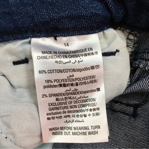 EPIC Threads Junior Mid Rise Denim Blue Distressed Stretch Skinny Jeans - Picture 12 of 16